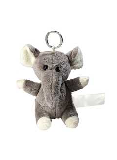 éléphant de peluche avec porte-clé