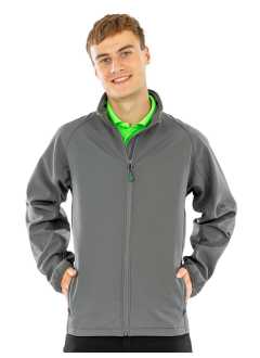 Veste softshell recyclée 2 couches imprimable Homme